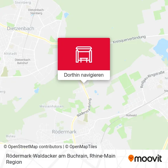 Rödermark-Waldacker am Buchrain Karte