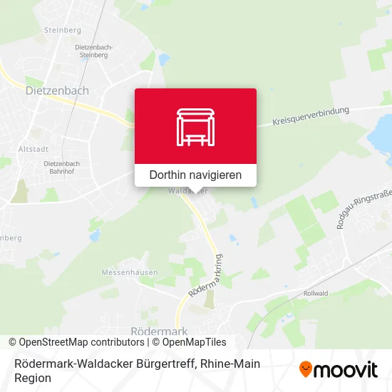 Rödermark-Waldacker Bürgertreff Karte