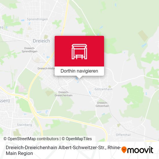 Dreieich-Dreieichenhain Albert-Schweitzer-Str. Karte
