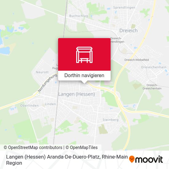 Langen (Hessen) Aranda-De-Duero-Platz Karte