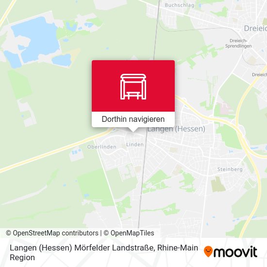 Langen (Hessen) Mörfelder Landstraße Karte
