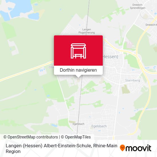 Langen (Hessen) Albert-Einstein-Schule Karte
