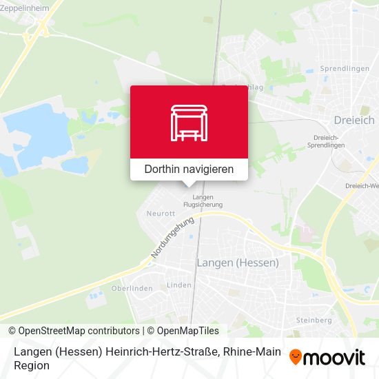 Langen (Hessen) Heinrich-Hertz-Straße Karte
