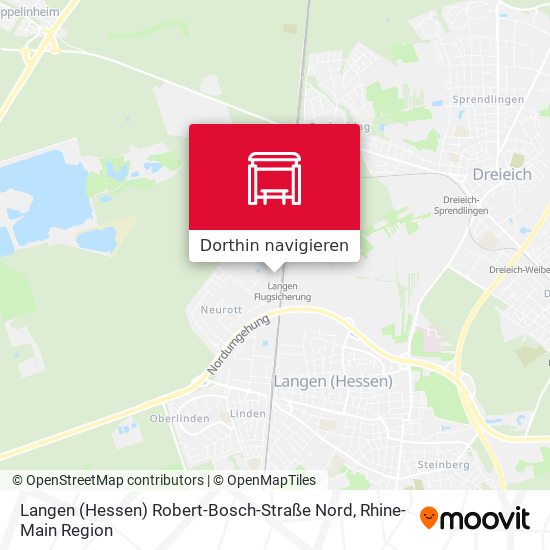 Langen (Hessen) Robert-Bosch-Straße Nord Karte