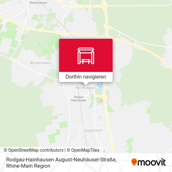 Rodgau-Hainhausen August-Neuhäusel-Straße Karte