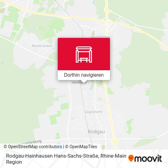 Rodgau-Hainhausen Hans-Sachs-Straße Karte
