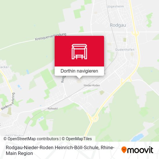 Rodgau-Nieder-Roden Heinrich-Böll-Schule Karte