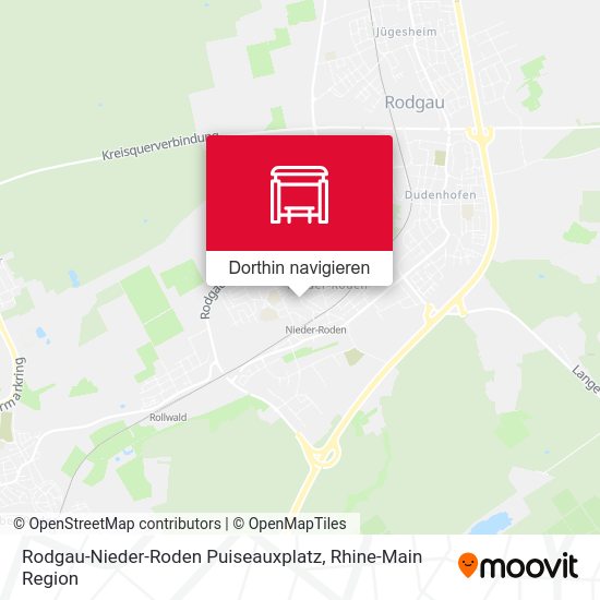 Rodgau-Nieder-Roden Puiseauxplatz Karte