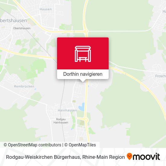 Rodgau-Weiskirchen Bürgerhaus Karte