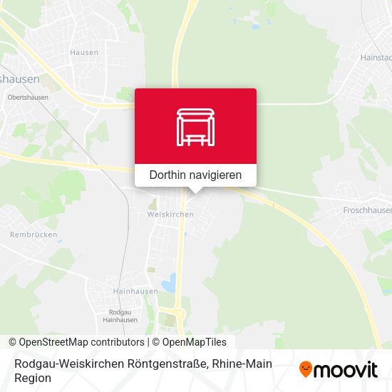 Rodgau-Weiskirchen Röntgenstraße Karte