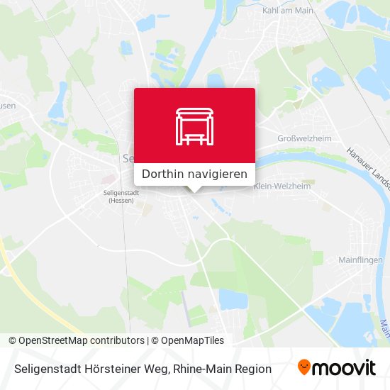 Seligenstadt Hörsteiner Weg Karte