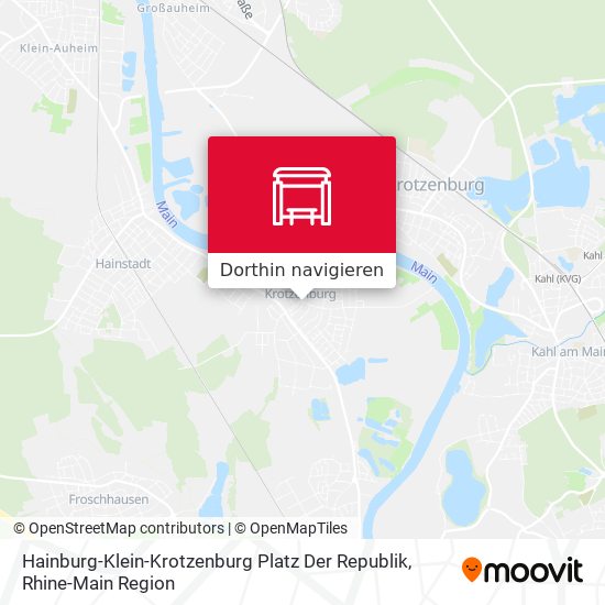 Hainburg-Klein-Krotzenburg Platz Der Republik Karte