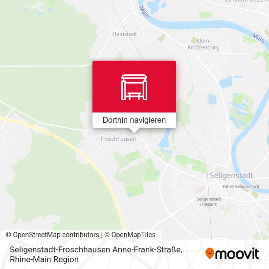 Seligenstadt-Froschhausen Anne-Frank-Straße Karte