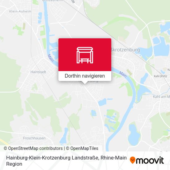 Hainburg-Klein-Krotzenburg Landstraße Karte