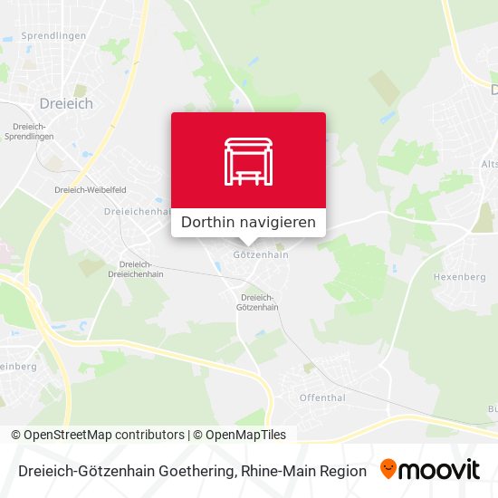 Dreieich-Götzenhain Goethering Karte