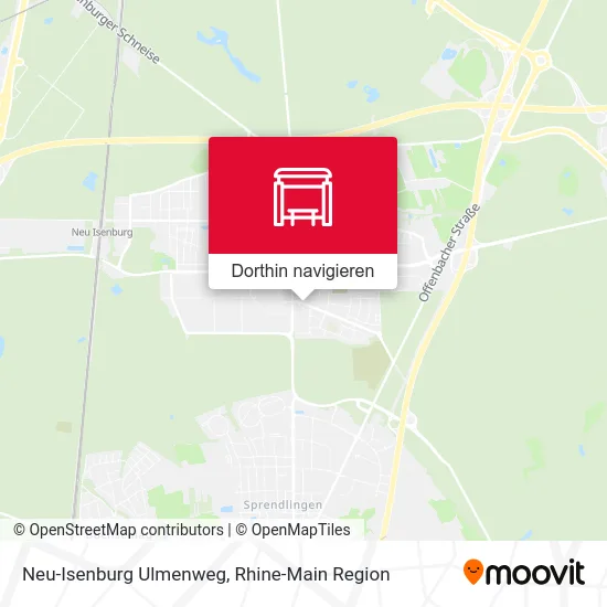 Neu-Isenburg Ulmenweg Karte