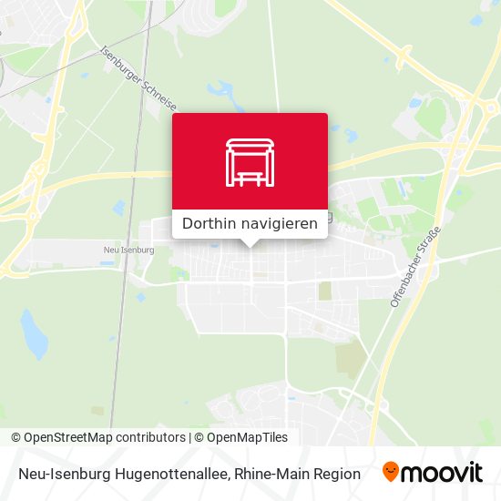 Neu-Isenburg Hugenottenallee Karte