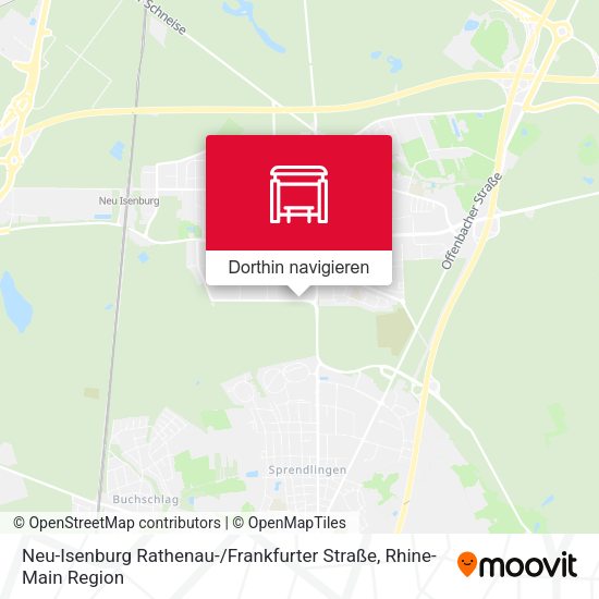 Neu-Isenburg Rathenau- / Frankfurter Straße Karte