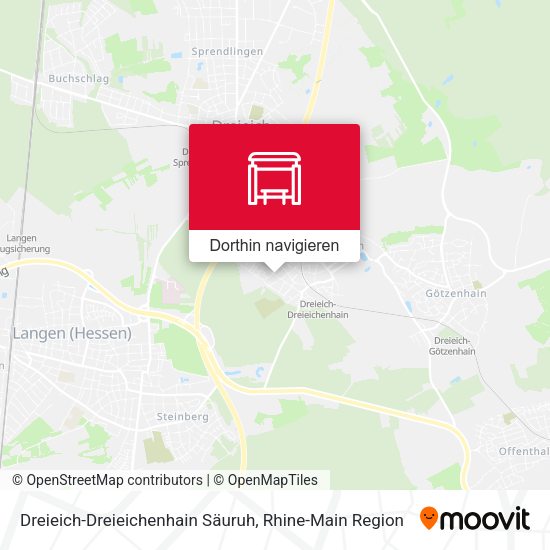 Dreieich-Dreieichenhain Säuruh Karte