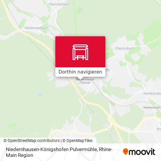 Niedernhausen-Königshofen Pulvermühle Karte