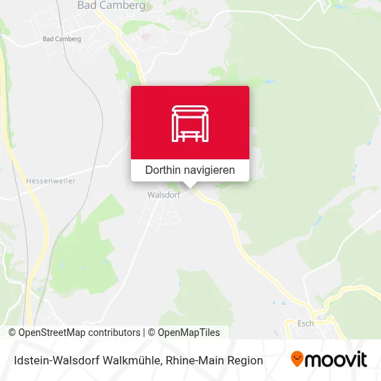 Idstein-Walsdorf Walkmühle Karte