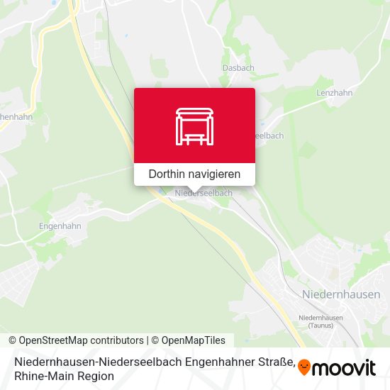 Niedernhausen-Niederseelbach Engenhahner Straße Karte