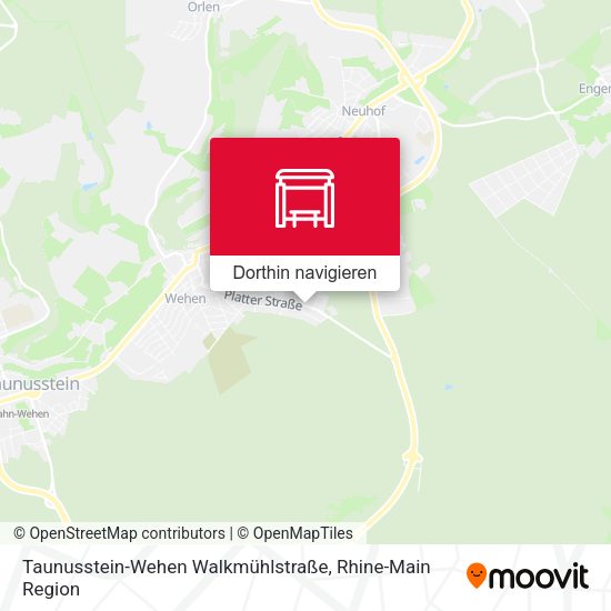 Taunusstein-Wehen Walkmühlstraße Karte