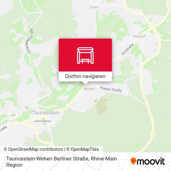 Taunusstein-Wehen Berliner Straße Karte