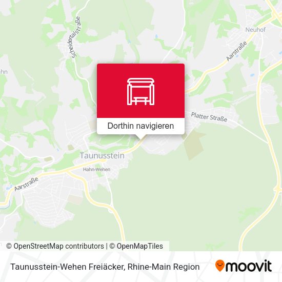 Taunusstein-Wehen Freiäcker Karte
