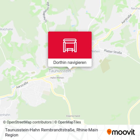 Taunusstein-Hahn Rembrandtstraße Karte