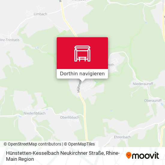 Hünstetten-Kesselbach Neukirchner Straße Karte