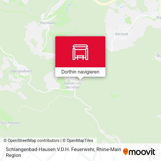 Schlangenbad-Hausen V.D.H. Feuerwehr Karte