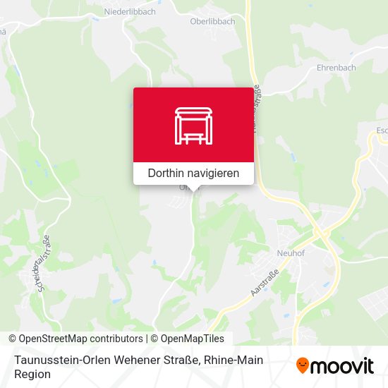 Taunusstein-Orlen Wehener Straße Karte