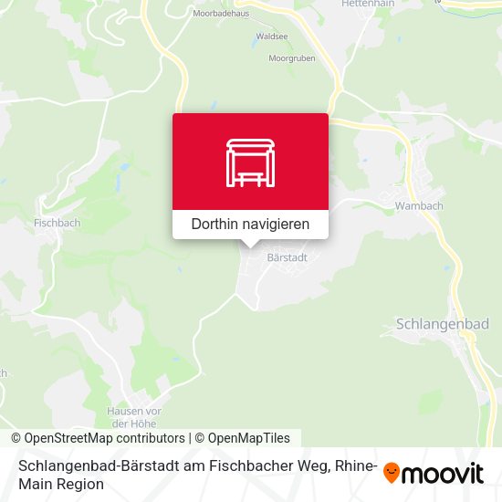 Schlangenbad-Bärstadt am Fischbacher Weg Karte