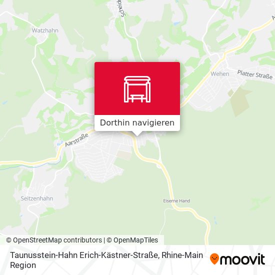 Taunusstein-Hahn Erich-Kästner-Straße Karte