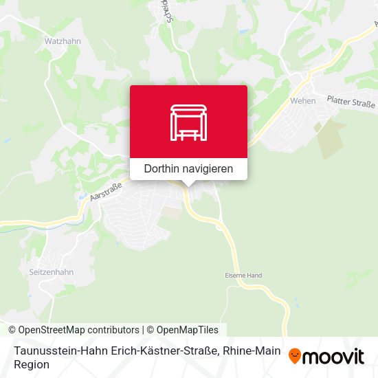 Taunusstein-Hahn Erich-Kästner-Straße Karte