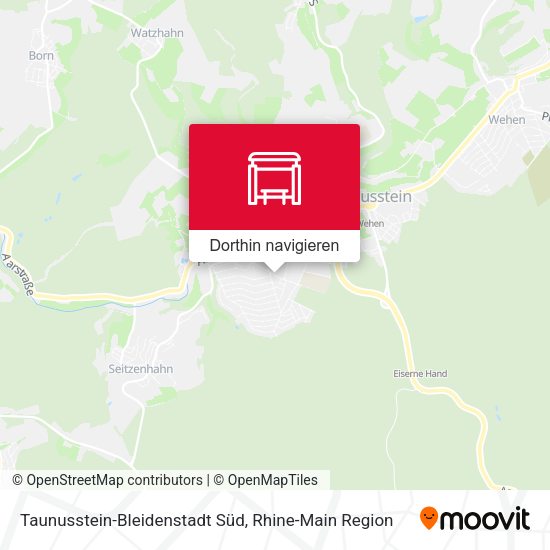 Taunusstein-Bleidenstadt Süd Karte