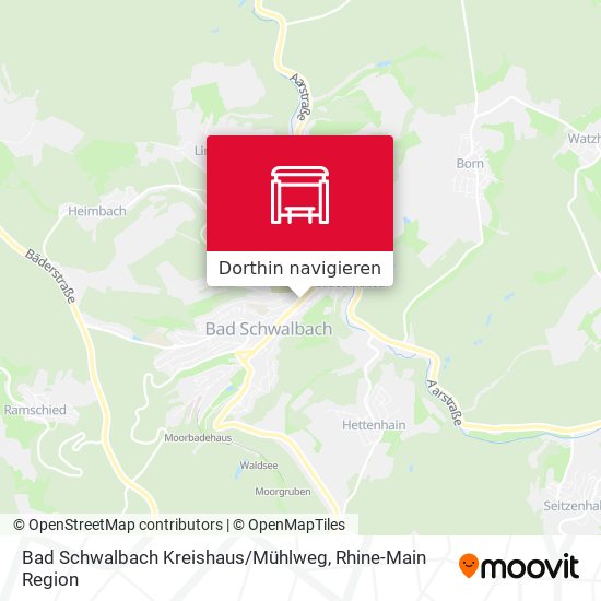 Bad Schwalbach Kreishaus / Mühlweg Karte