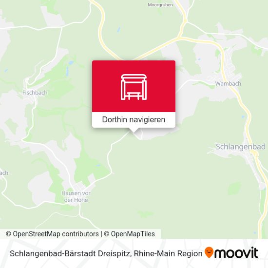 Schlangenbad-Bärstadt Dreispitz Karte