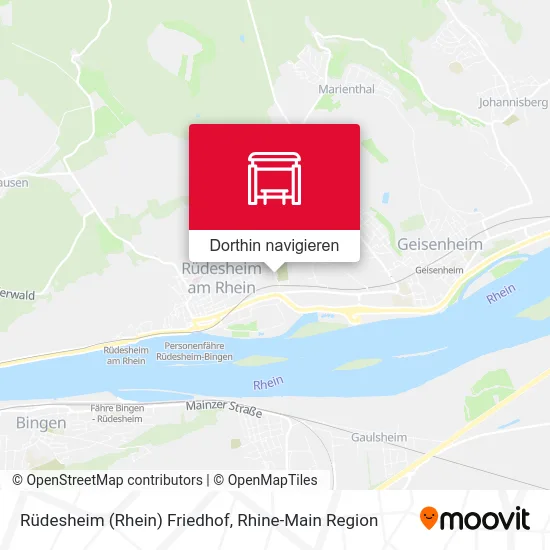 Rüdesheim (Rhein) Friedhof Karte