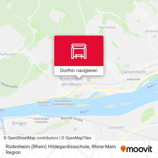 Rüdesheim (Rhein) Hildegardissschule Karte