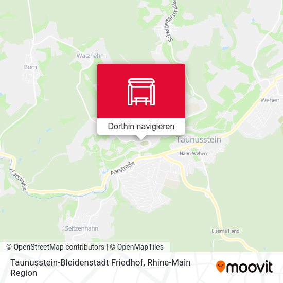 Taunusstein-Bleidenstadt Friedhof Karte
