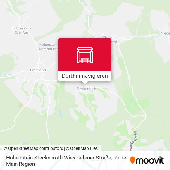 Hohenstein-Steckenroth Wiesbadener Straße Karte