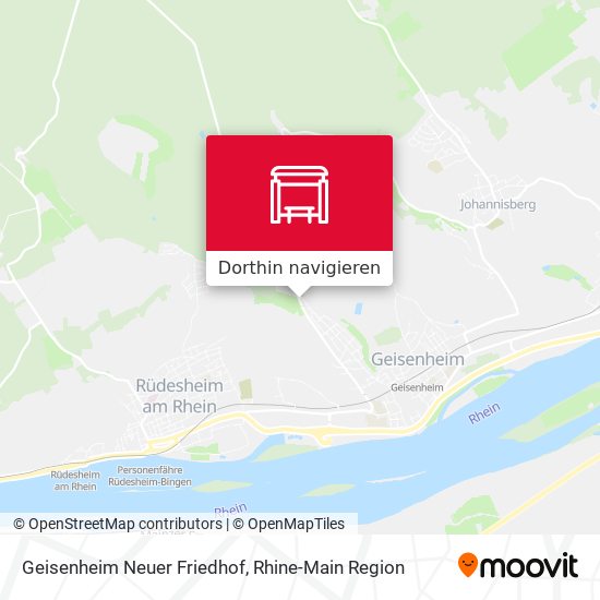 Geisenheim Neuer Friedhof Karte