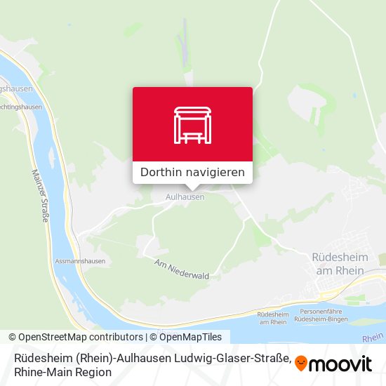 Rüdesheim (Rhein)-Aulhausen Ludwig-Glaser-Straße Karte