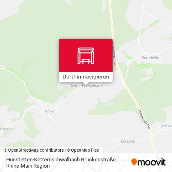 Hünstetten-Ketternschwalbach Brückenstraße Karte