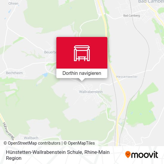 Hünstetten-Wallrabenstein Schule Karte