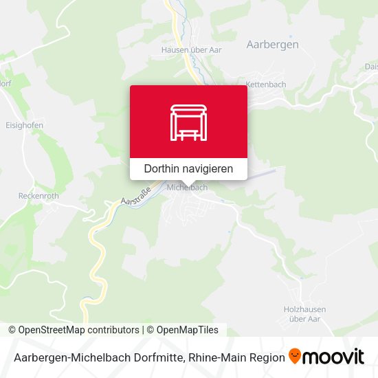 Aarbergen-Michelbach Dorfmitte Karte