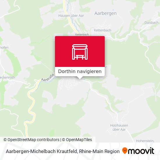 Aarbergen-Michelbach Krautfeld Karte