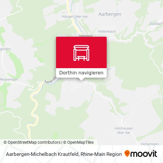 Aarbergen-Michelbach Krautfeld Karte